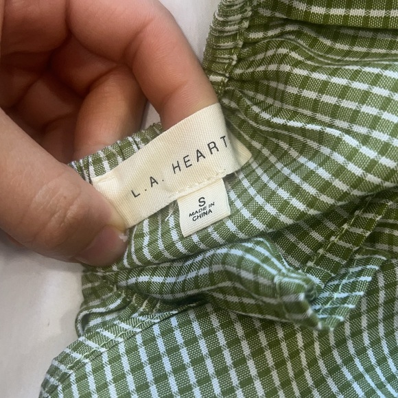 Pacsun LA Hearts plaid bow open back tank - Picture 6 of 6